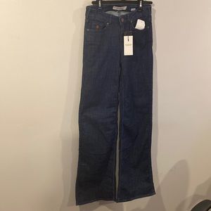 SCOTCH & SODA Women’s Amsterdams Blauw Wide Leg Jeans